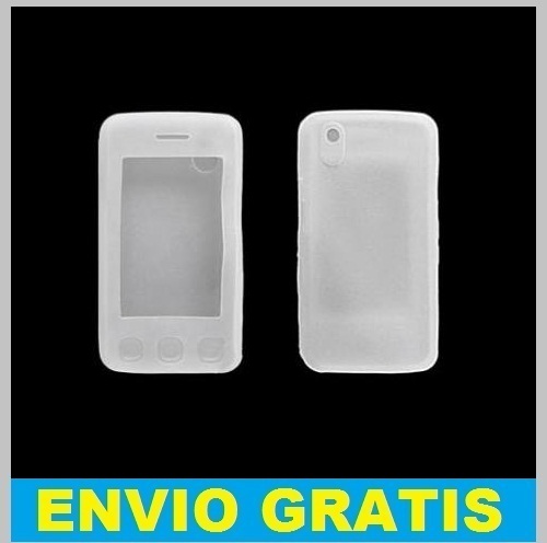 FUNDA SILICONA PARA LG KP500 KP501 KP502 KP570 BLANCA